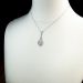 Art Deco 1930's Vintage .40ct t.w. Filigree Old European Cut Diamond Pendant Necklace Platinum 14k White Gold