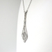 Art Deco 1930's Vintage .40ct t.w. Filigree Old European Cut Diamond Pendant Necklace Platinum 14k White Gold