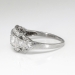 Art Deco 1930's Vintage 1.04ct t.w. Old Transitional Cut Diamond Engagement Anniversary Cocktail Ring Platinum