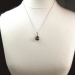 Vintage Estate 1960's H.Stern 11.08ct t.w. Green Tourmaline Diamond Pendant 18k 14k White Gold