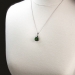 Vintage Estate 1960's H.Stern 11.08ct t.w. Green Tourmaline Diamond Pendant 18k 14k White Gold