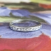 Art Deco 1930's Band Bristol .20ct t.w. Ten Diamond Vintage Wedding Stacking Anniversary Band Ring 18k White Gold