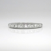 Art Deco 1930's Band Bristol .20ct t.w. Ten Diamond Vintage Wedding Stacking Anniversary Band Ring 18k White Gold