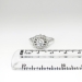 Art Deco Vintage Orange Blossom Old Transitional Cut Diamond Engagement Ring Platinum