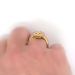 Victorian 1870's Memento Mori Skull .65ct t.w. Old Mine Cut Diamond Ring 22k Yellow Gold