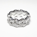 Estate Vintage Hearts On Fire 1.80ct t.w. Ideal Cut Eternity Diamond Double Leaf Band Ring Platinum