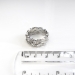 Estate Vintage Hearts On Fire 1.80ct t.w. Ideal Cut Eternity Diamond Double Leaf Band Ring Platinum