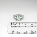 Antique Edwardian Diamond Engagement Ring Emerald Cut French Cut Diamond Emerald Anniversary Ring Platinum