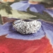 Art Deco Vintage 1930's Old European Cut Diamond Engagement Anniversary Wedding Ring Platinum