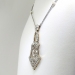 Antique Vintage 1920's Edwardian Old European Cut Diamond Seed Pearl Wedding Anniversary Necklace Pendant Platinum 18k Yellow Gold