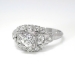 Art Deco Vintage 1930's Old European Cut Diamond Engagement Wedding Anniversary Ring Platinum