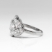 Art Deco Vintage 1930's Old Transitional Cut Diamond Engagement Anniversary Cocktail Platinum Ring