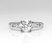 Art Deco 1930's Old European Cut Seven Stone Diamond Engagement Wedding Anniversary Platinum Ring