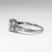 Vintage 1940's Retro Granat Bros. Old Transitional Cut Diamond Engagement Wedding Anniversary Ring Platinum