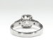 Antique Edwardian Cushion Cut Diamond Engagement Ring Circa 1920's Platinum Wedding Anniversary Ring