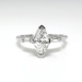 Vintage Marquise Diamond Ring Circa 1970's .96ct t.w. Wedding Engagement Anniversary Bridal Platinum Ring