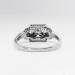 Art Deco Engagement Ring Vintage Circa 1930's Box Set Diamond Engagement Ring 18k White Gold