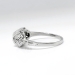 Art Deco Engagement Ring Vintage Circa 1930's Box Set Diamond Engagement Ring 18k White Gold