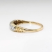 Art Deco Wedding Band Circa 1930's .14ct t.w. Seven Diamond Wedding Band 14k Yellow White Gold