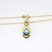 Vintage Aquamarine Diamond Pendant H.Stern Estate 1980's Aquamarine Diamond Pendant 18k Yellow Gold