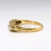 Art Deco Five Stone Wedding Band Circa 1930's Old European Cut Diamond Anniversary Stacking Ring 18k Yellow Gold