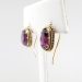 Antique Garnet Earrings 7.31ct t.w. Victorian Circa 1890's 10k/18k Yellow Gold Gemstone Drops