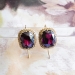 Antique Garnet Earrings 7.31ct t.w. Victorian Circa 1890's 10k/18k Yellow Gold Gemstone Drops