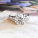 Antique Diamond Engagement Ring Edwardian 2.03ct t.w. French Cut Old European Cut Engagement Wedding Anniversary Ring Platinum