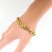 Antique Diamond Gold Bracelet .88ct t.w. Circa 1900's Old European Cut Bracelet 22k Yellow Gold Platinum 7.25' Inch Wrist