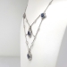 Vintage Sapphire Diamond Necklace 9.60ct t.w. Natural Blue Sapphire & Diamond Wedding Birthstone Pendant Platinum