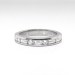 Estate .86ct t.w. Baguette Round Diamond Channel Set Estate Anniversary Wedding Band Ring Platinum