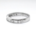 Estate .86ct t.w. Baguette Round Diamond Channel Set Estate Anniversary Wedding Band Ring Platinum