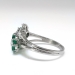 Vintage Oscar Heyman Emerald and Diamond Floral Bypass Ring 1.51ct t.w. Platinum