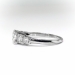 Classic Retro Five Diamond .65 ct.tw. Engagement Ring in Platinum