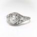 Art Deco Filigree Diamond Engagement Ring .80ct.tw. in Platinum