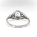 Art Deco Filigree Diamond Engagement Ring .80ct.tw. in Platinum