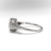 Art Deco .15ct Diamond Solitaire Platinum Octagonal Engagement Ring