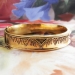 Antique Victorian 1850's Etruscan Revival Cuff Bracelet Hinged 18k Yellow Gold 5.75' Inch Wrist