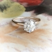 Art Deco Old European Cut .85ct Diamond Solitaire 14k Yellow Gold and Platinum