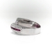 Vintage Ruby Diamond Buckle Ring Circa 1940's 1.24ct t.w. Pinky Statement Fun Ring Platinum