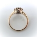 Antique Opal Diamond Ring Circa 1900's Natural Opal Rose Cut Diamond Halo Rose Gold Engagement Ring 14k