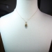 Antique Pearl Enamel Diamond Pendant Circa 1920's Edwardian Wedding Graduation Gift 14k GF