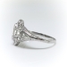 Art Deco Engagement Ring Circa 1930's .76ct t.w. Marquise Mixed Cut Diamond Filigree Hand Engraved Ring Platinum