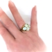 Vintage 8.10ct t.w. Opal Diamond Ring Circa 1970's Huge Cocktail Statement Anniversary Birthstone Ring 18k