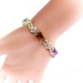 Beautiful Vintage 28.52ct t.w. Multi-Gemstone Diamond Bracelet 18k Platinum 6.25' Inch Wrist