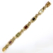 Beautiful Vintage 28.52ct t.w. Multi-Gemstone Diamond Bracelet 18k Platinum 6.25' Inch Wrist