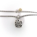 Estate David Yurman Quartz Mother Of Pearl Doublet & Diamond Albion Pendant 18inch Chain Sterling Silver