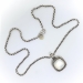 Estate David Yurman Quartz Mother Of Pearl Doublet & Diamond Albion Pendant 18inch Chain Sterling Silver