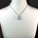 Estate David Yurman Quartz Mother Of Pearl Doublet & Diamond Albion Pendant 18inch Chain Sterling Silver