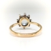 Antique Moonstone Diamond Ring Victorian 2.11ct t.w. Rose Cut Diamond Halo Unique Cocktail Statement Engagement Ring